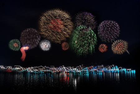 Fireworks in Motion