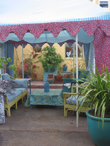 Sitting Room in Tent